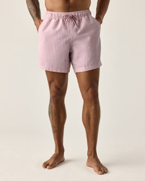 on model image of Salino Swim Trunk - 6"
