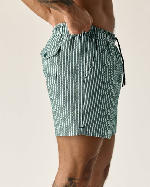 on model image of Salino Swim Trunk - 6"