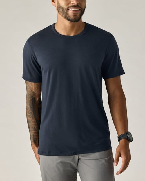 on model image of 72-Hour Merino T-Shirt - Classic Fit