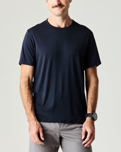 on model image of 72-Hour Merino T-Shirt - Classic Fit