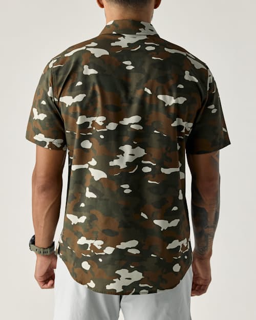 on model image of Airweave Performance Shirt