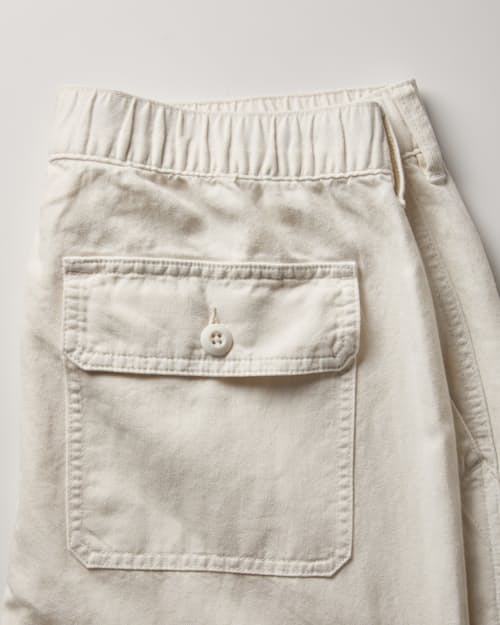 laydown detail image of Cotton Linen Baker Pant