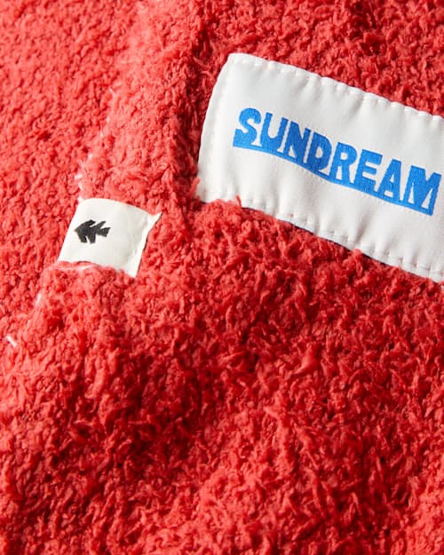 laydown detail image of Huckberry x Sundream Plush Cowboy Throw Blanket