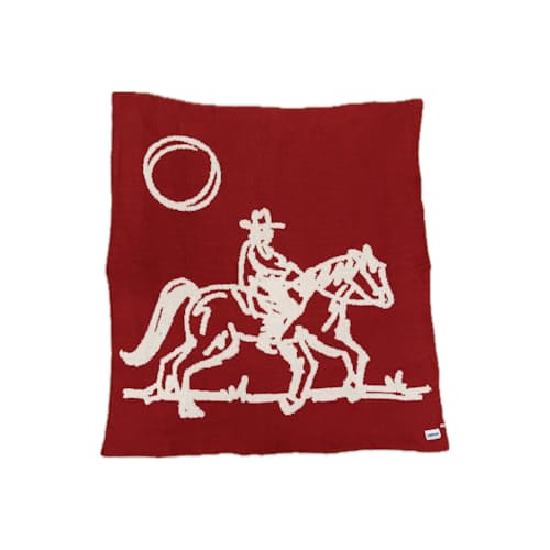 laydown image of Huckberry x Sundream Plush Cowboy Throw