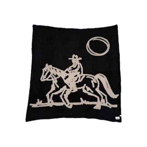 laydown image of Huckberry x Sundream Plush Cowboy Throw
