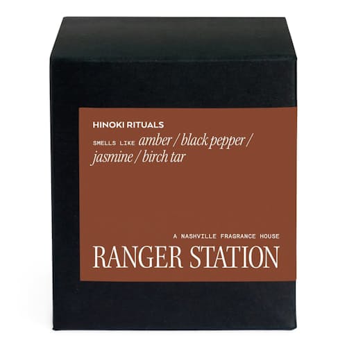 laydown image of Hinoki Rituals Candle 8 oz