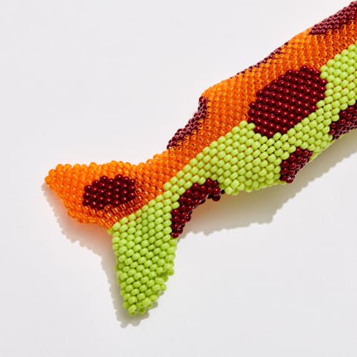 lifestyle image of Beaded Lighter Keychain