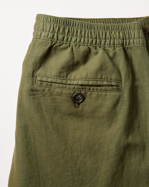 laydown detail image of Cotton Linen Drawstring Pant