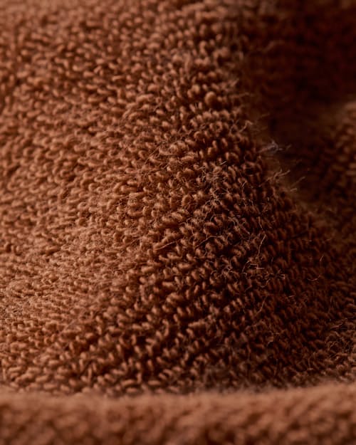 laydown detail image of Towel Terry Johnny Collar Polo