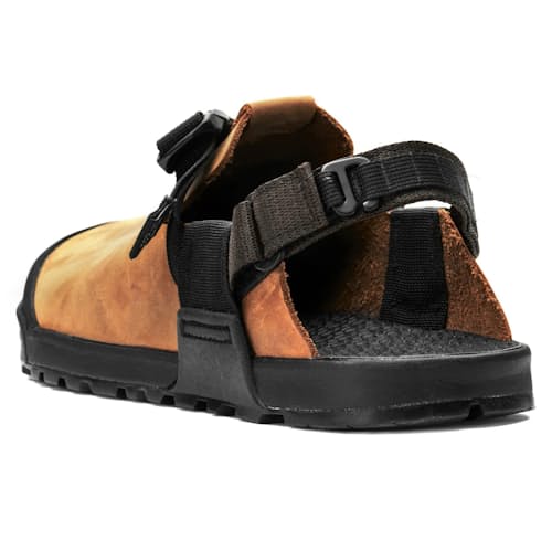 laydown image of Nubuck Leather Mountain Clog