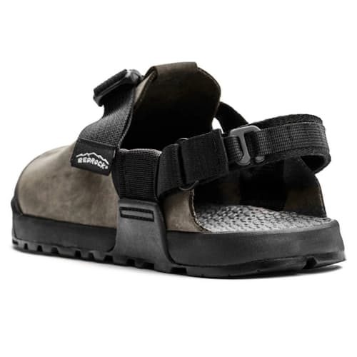 laydown image of Nubuck Leather Mountain Clog