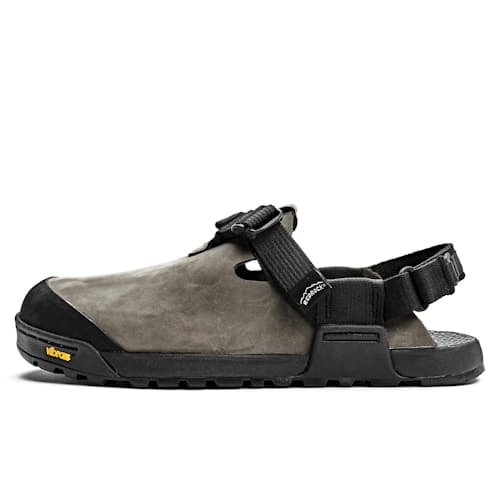 laydown image of Nubuck Leather Mountain Clog