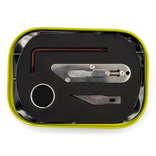 laydown image of Sardine Titanium Nano Knife