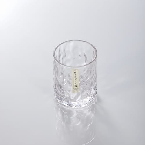 no crop image of Japanese Edo Kiriko Glacier Whiskey Glass