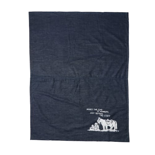 laydown image of Passed the End of Nowhere Blanket