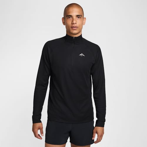 on model image of Trail Midlayer Half-Zip