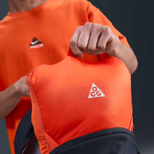 on model image of Acg Lava Flow Jacket