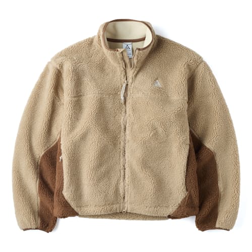 laydown image of Windproof Cotton Wool Full-Zip Fleece
