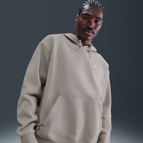 on model image of Acg Tuff Fleece Hoodie