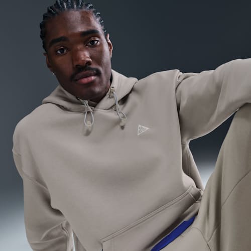 on model image of Acg Tuff Fleece Hoodie