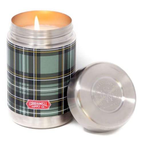 laydown image of Vintage Canteen Candle