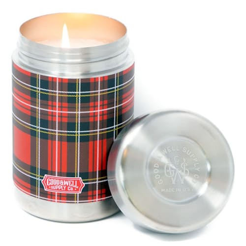 laydown image of Vintage Canteen Candle