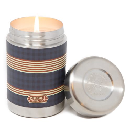 laydown image of Vintage Canteen Candle