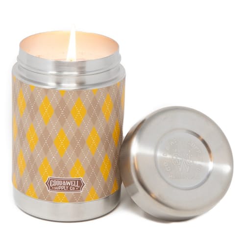 laydown image of Canteen Candle