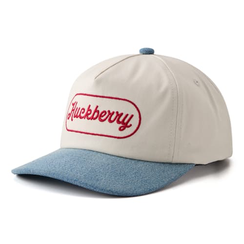 laydown image of Huckberry Script Hat