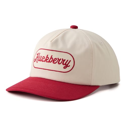 laydown image of Huckberry Script Hat