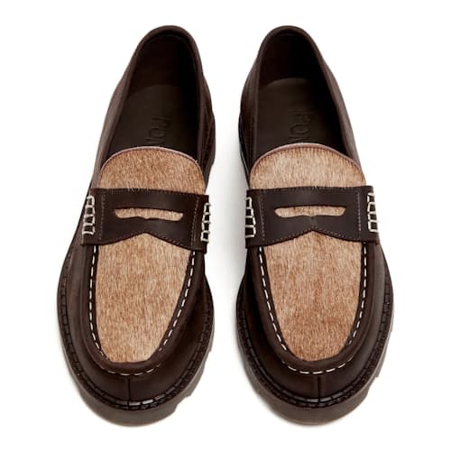 laydown image of Modena Penny Loafer