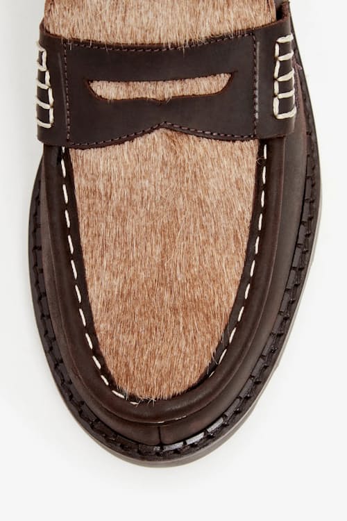 laydown detail image of Modena Penny Loafer