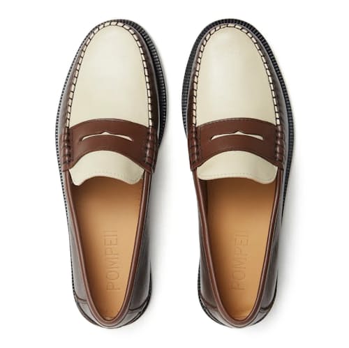 laydown image of Vega Penny Loafer