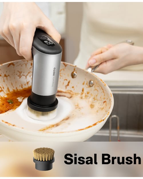 lifestyle image of Grip Cordless Spin Scrubber