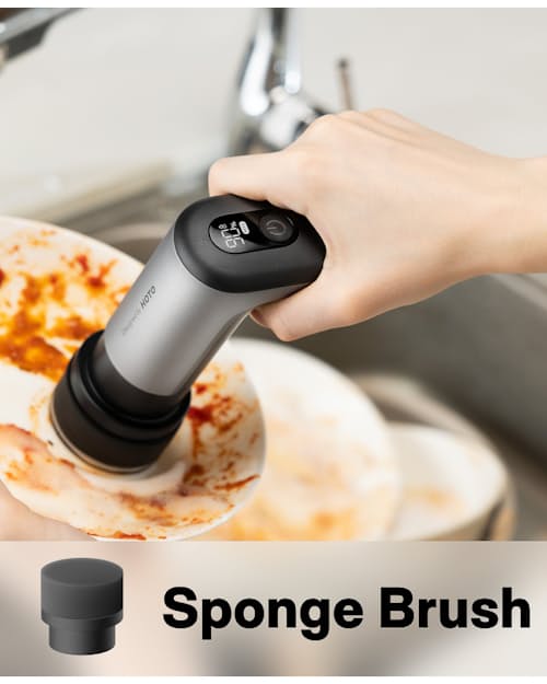 lifestyle image of Grip Cordless Spin Scrubber