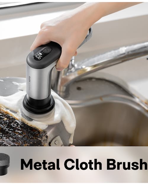 lifestyle image of Grip Cordless Spin Scrubber