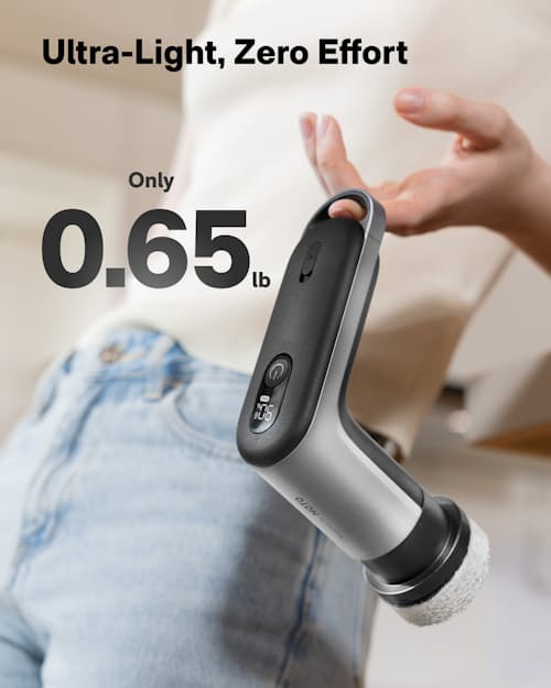 lifestyle image of Grip Cordless Spin Scrubber