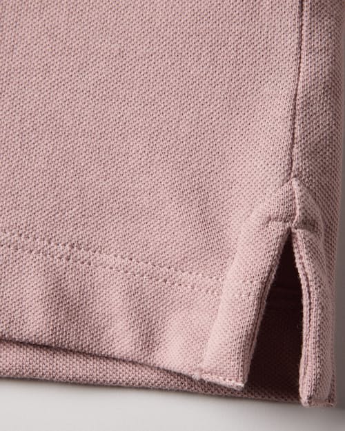 laydown detail image of Fino Pique Polo