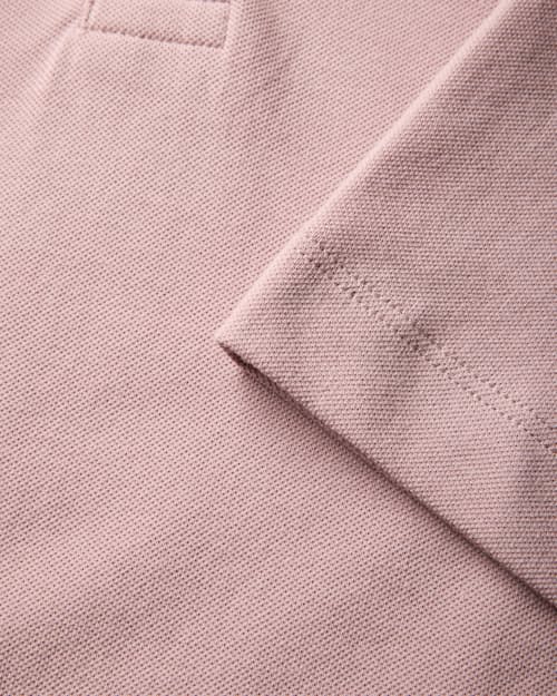 laydown detail image of Fino Pique Polo