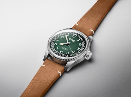 laydown detail image of Oris X Cervo Volante