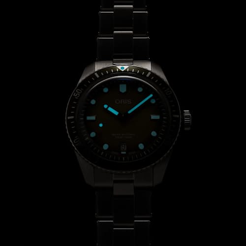 laydown detail image of Divers Date Watch