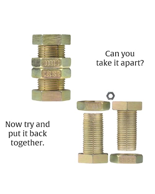 laydown image of Nutcase Brain Teaser Puzzle