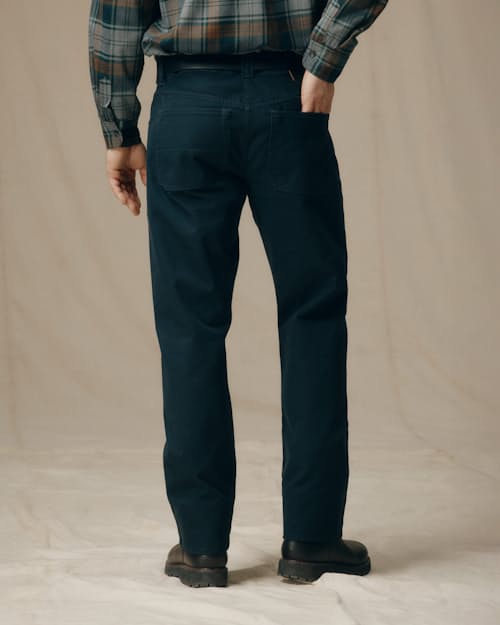 on model image of Dry Tin 5-Pocket Pants