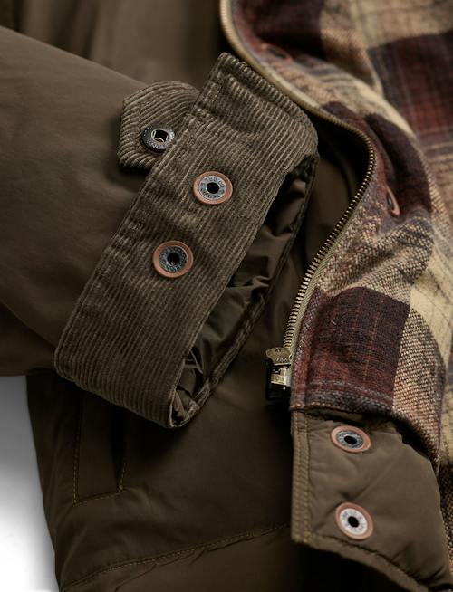 laydown detail image of Cowhide Moose Jacket