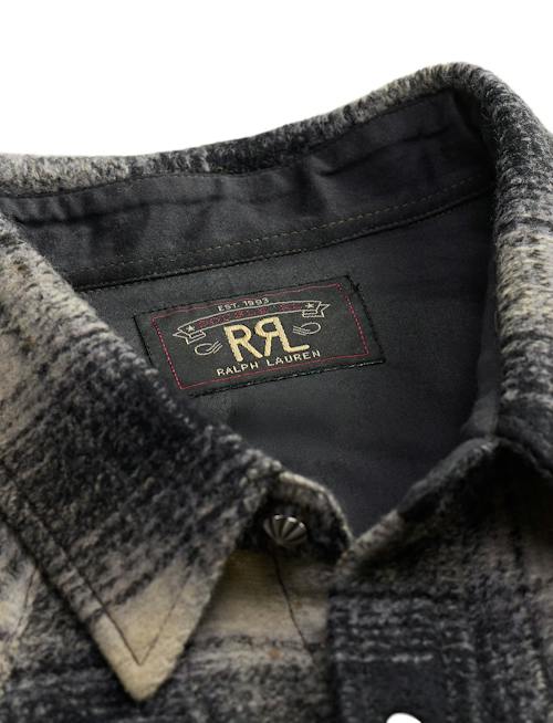 laydown detail image of Jacquard Western Overshirt
