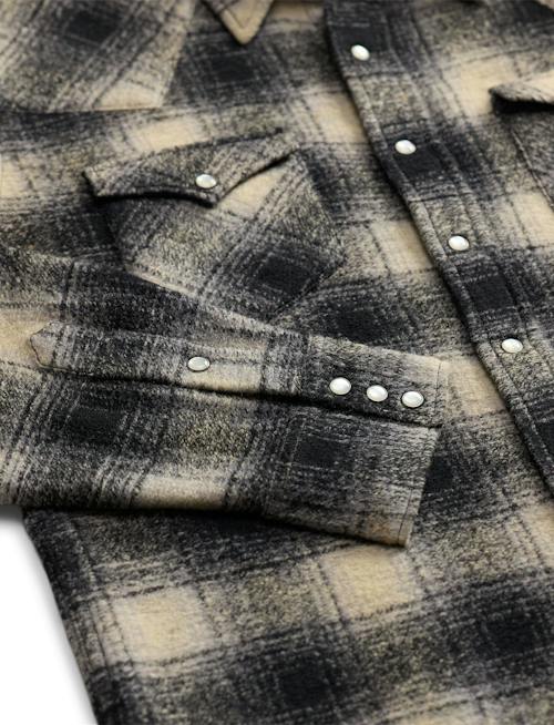 laydown detail image of Jacquard Western Overshirt