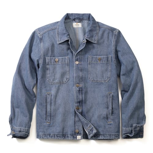 laydown image of Patrick Denim Overshirt