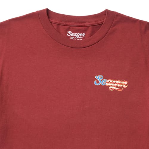 laydown detail image of USA Russ Tee