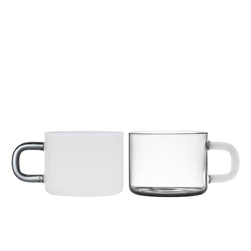 laydown image of Cha Mug Set