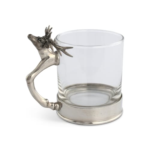 laydown image of Short Stag Handle Glass